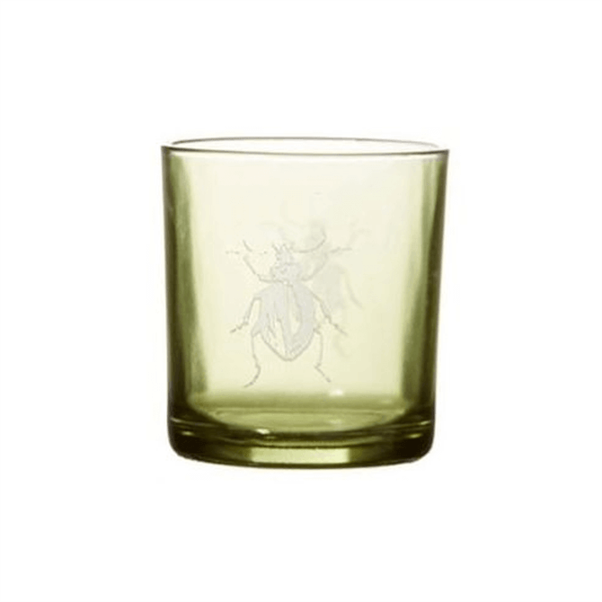 Wilkhom Green Beetle Glass Candle Holder